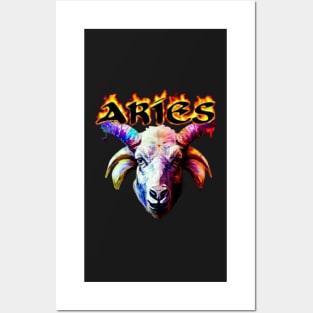 Aries Zodiac Fire Sign Posters and Art